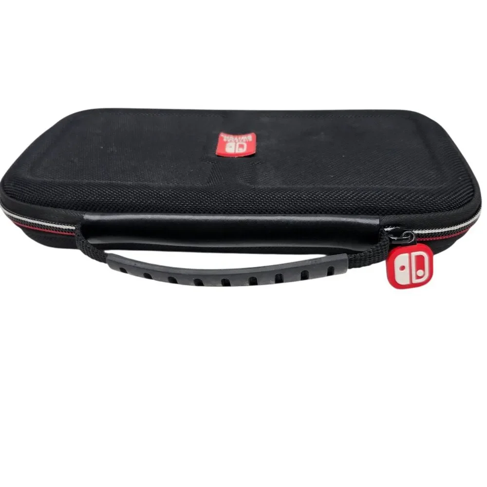 Nintendo Switch Game Deluxe Travel Carry Case Hard Shell Black